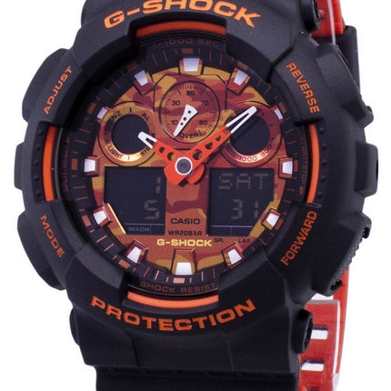 Casio G-Shock GA-100BR-1A GA100BR-1A Analog Digital 200M Herrenuhr