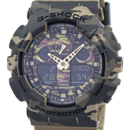 Casio G-Shock Camouflage Serie Analog Digital GA-100CM-5A Herrenuhr