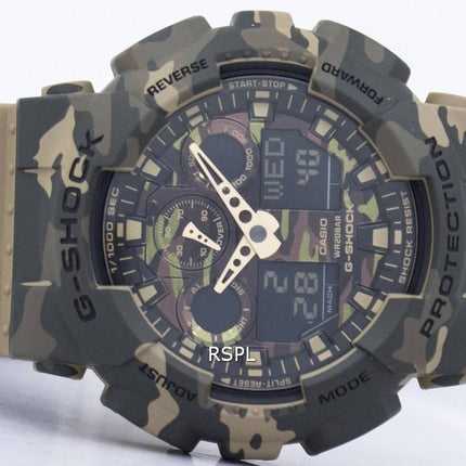 Casio G-Shock Camouflage Serie Analog Digital GA-100CM-5A Herrenuhr