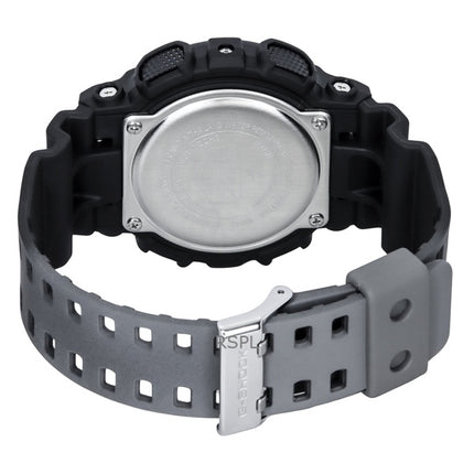 Casio G-Shock Analog-Digital-Harzarmband Blaues Zifferblatt Quarz GA-100FL-1A 200M Herrenuhr