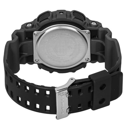 Casio G-Shock Analog-Digital-Harzarmband Mehrfarbiges Zifferblatt Quarz GA-100FL-8A 200M Herrenuhr