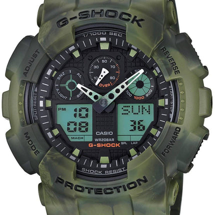Casio G-Shock Camouflage Serie Analog Digital GA-100MM-3A Herrenuhr