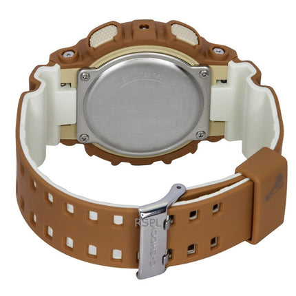 Casio G-Shock Analog Digital The Shiba Inu Harzarmband Braunes Zifferblatt Quarz GA-100SHB-5A 200M Herrenuhr