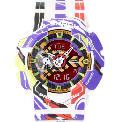 Casio G-Shock Analog Digital Evangelion 30th Anniversary Multicolor Dial Quartz GA-110EVA30-7A 200M Herrenuhr