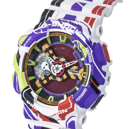 Casio G-Shock Analog Digital Evangelion 30th Anniversary Multicolor Dial Quartz GA-110EVA30-7A 200M Herrenuhr