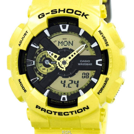 Casio G-Shock analoge digitale Welt Zeit GA-110NM-9A Herrenuhr