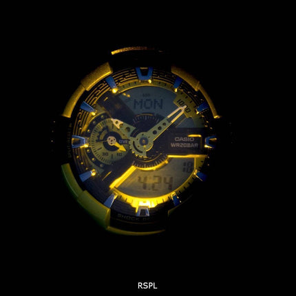 Casio G-Shock analoge digitale Welt Zeit GA-110NM-9A Herrenuhr