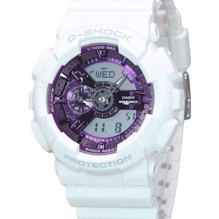 Casio G-Shock Seasonal Collection 2023 Analog Digital Lila Zifferblatt Quarz GA-110WS-7A 200M Herrenuhr