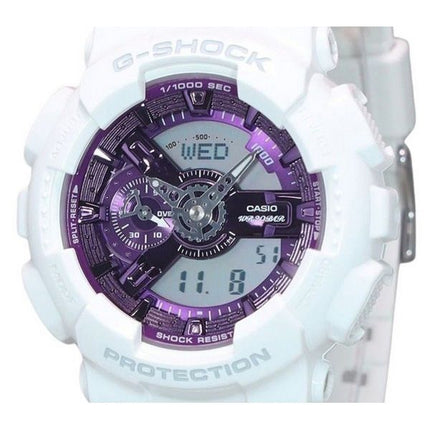 Casio G-Shock Seasonal Collection 2023 Analog Digital Lila Zifferblatt Quarz GA-110WS-7A 200M Herrenuhr