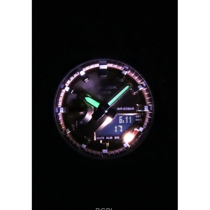 Casio G-Shock Analog-Digital-Harzarmband Bronze-Zifferblatt Quarz GA-2100BM-7A5 200M Unisex-Armbanduhr