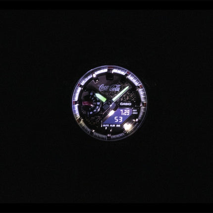 Casio G-Shock Coca-Cola Kollaboration Analog Digital Bio-Based Resin Armband Braunes Zifferblatt Quarz GA-2100CC-3A 200M Herrenuhr