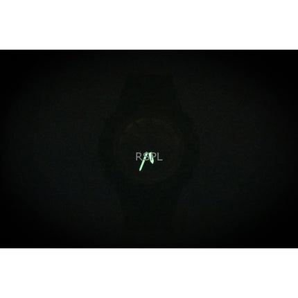 Casio G-Shock Analog-Digital-Harzarmband Orangefarbenes Zifferblatt Quarz GA-2100FLS-8A4 200M Herrenuhr