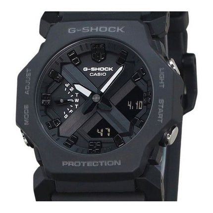 Casio G-Shock Analog-Digital-Schwarzharz-Schwarzes Zifferblatt Quarz GA-2300-1A 200M Herrenuhr