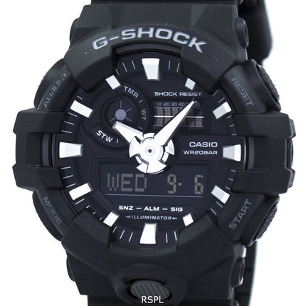 Generalüberholte Casio G-Shock Analog Digital GA-700-1B Herrenuhr