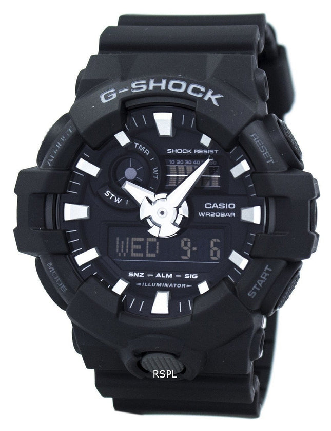 Generalüberholte Casio G-Shock Analog Digital GA-700-1B Herrenuhr