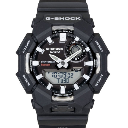 Casio G-Shock Analog-Digital-Smartphone-Link-Uhr aus biobasiertem Harz mit schwarzem Zifferblatt, Solarfunktion, GA-B010-1A, wasserdicht bis 200 m, Herrenuhr
