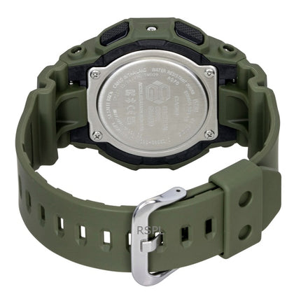 Casio G-Shock Analog-Digital-Smartphone-Link-Uhr aus biobasiertem Harz mit schwarzem Zifferblatt, Solarfunktion, GA-B010-3A, wasserdicht bis 200 m, Herrenuhr