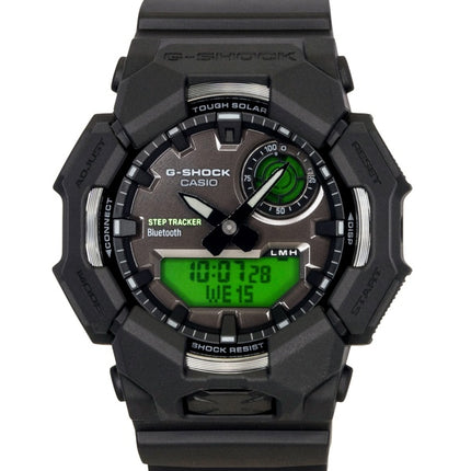 Casio G-Shock Analog-Digital-Smartphone-Link-Armband aus biobasiertem Harz, schwarzes Zifferblatt, Solarfunktion, GA-B010BEG-1A, 200 m, Herrenuhr