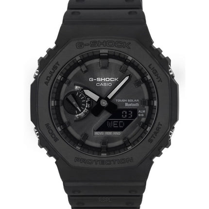 Casio G-Shock Analog Digital Mobile Link Schwarzes Harzarmband Robuste Solarenergie GA-B2100-1A 200M Herrenuhr