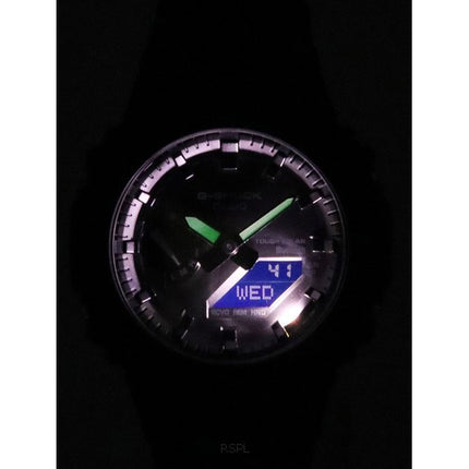 Casio G-Shock Analog Digital Mobile Link Schwarzes Harzarmband Robuste Solarenergie GA-B2100-1A 200M Herrenuhr