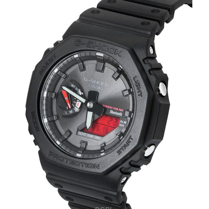 Casio G-Shock Analog-Digital-Smartphone-Link Bio-Harzarmband Schwarzes Zifferblatt Solar GA-B2100BBR-1A 200M Herrenuhr