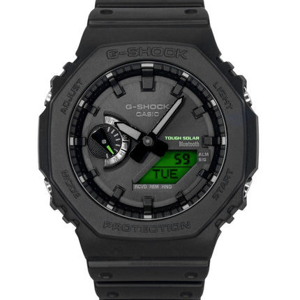 Casio G-Shock Analog-Digital-Smartphone-Link Schwarzes Zifferblatt Harz Solar GA-B2100BEG-1A 200M Herrenuhr