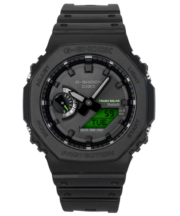 Casio G-Shock Analog-Digital-Smartphone-Link Schwarzes Zifferblatt Harz Solar GA-B2100BEG-1A 200M Herrenuhr