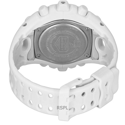 Casio G-Shock Analog-Digital Herrenuhr mit weißem Harzarmband, weißem Zifferblatt und Quarzwerk, GA-V01-7A, wasserdicht bis 200 m
