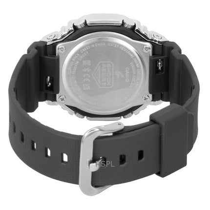 Casio G-Shock G-Steel Herrenuhr mit biobasiertem Harzarmband, analog-digitalem, rosafarbenem Zifferblatt und Solarfunktion (GBM-2100A-4B, wasserdicht bis 200 m).