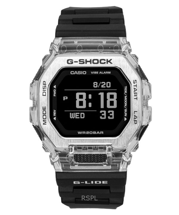 Casio G-Shock G-Lide Digital Smartphone Link Harzarmband Quarz GBX-100S-1 200M Unisex-Uhr