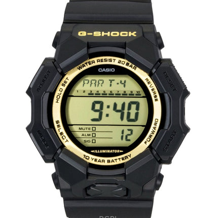 Casio G-Shock Herrenuhr mit Armband aus biobasiertem Harz, Digitaluhr, Quarzwerk, GD-010GB-1A9, wasserdicht bis 200 m