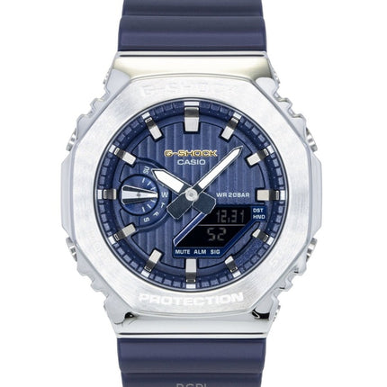 Casio G-Shock G-Steel Analog Digital Limited Edition Blaues Zifferblatt Quarz GM-2110SH-2A 200M Herrenuhr