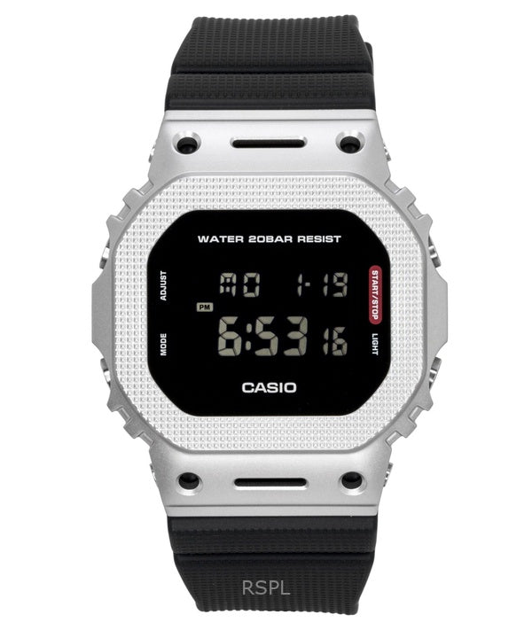 Casio G-Shock G-Steel Digitaluhr mit biobasiertem Harzarmband, Quarzwerk, GM-5600M-1, 200 m, Herrenuhr