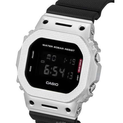 Casio G-Shock G-Steel Digitaluhr mit biobasiertem Harzarmband, Quarzwerk, GM-5600M-1, 200 m, Herrenuhr