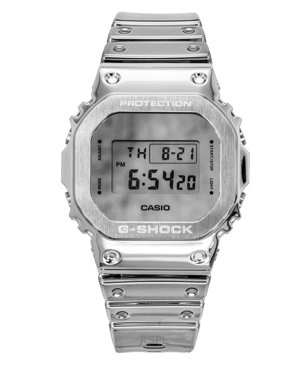 Casio G-Shock G-Steel Fine Metallic Digital Silikonarmband Quarz GM-5600YM-8A8 200M Herrenuhr