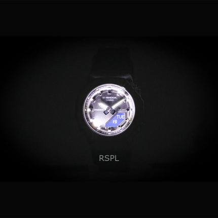 Casio G-Shock Analog-Digital Damenuhr aus biobasiertem Harz mit schwarzem Zifferblatt, Quarzwerk, GM-S2110-1A1, wasserdicht bis 200 m
