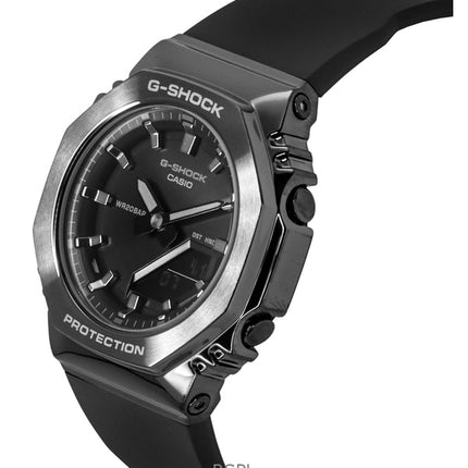 Casio G-Shock Analog-Digital-Armband aus biobasiertem Harz, schwarzes Zifferblatt, Quarz, GM-S2110B-8A, 200 M, Damenuhr