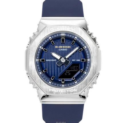 Casio G-Shock Analog Digital Limited Edition Bio-Based Resin Blue Dial Quartz GM-S2110SH-2A 200M Damenuhr