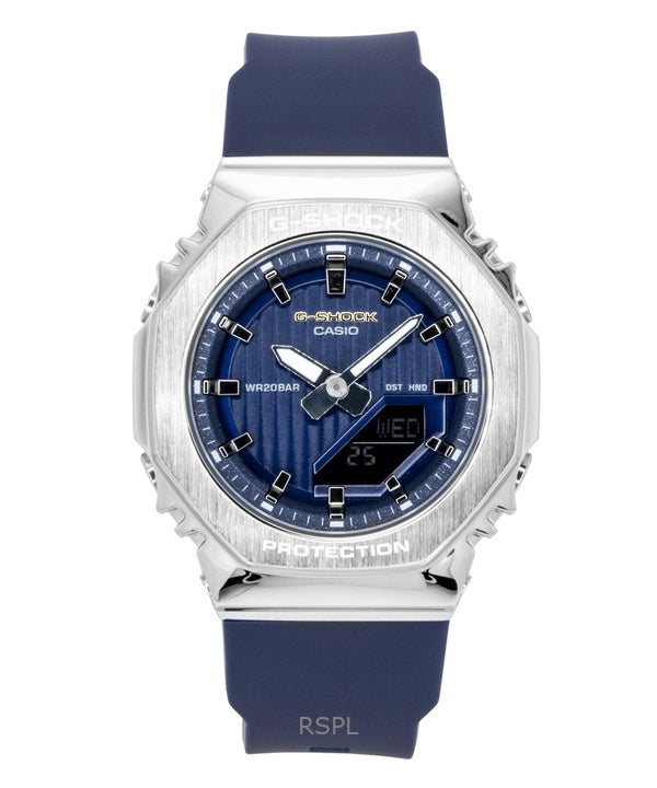 Casio G-Shock Analog Digital Limited Edition Bio-Based Resin Blue Dial Quartz GM-S2110SH-2A 200M Damenuhr