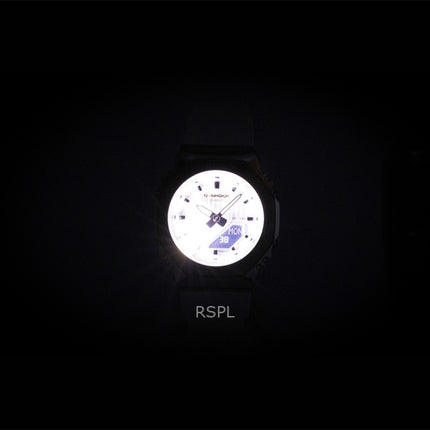 Casio G-Shock Analog Digital Limited Edition Damenuhr mit biobasiertem Harzarmband, weißem Zifferblatt, Quarzwerk, GM-S2110SH-7A, wasserdicht bis 200 m