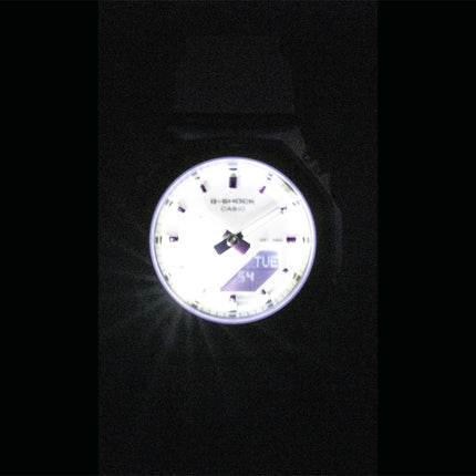Casio G-Shock Analog-Digital Damenuhr mit grünem Zifferblatt, Kunstharzarmband, Quarzwerk, GM-S2110SR-7A, wasserdicht bis 200 m