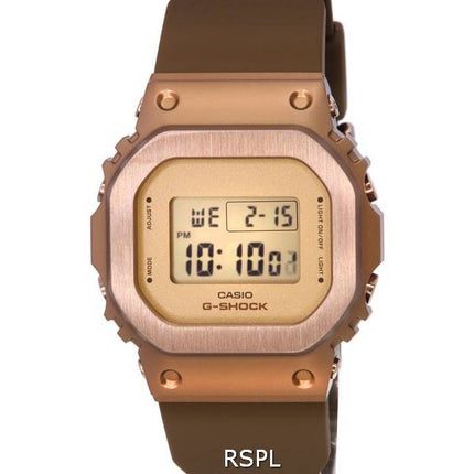 Casio G-Shock Digital Metal Clad Bronze Zifferblatt Quarz GM-S5600BR-5 GMS5600BR-5 200M Damenuhr