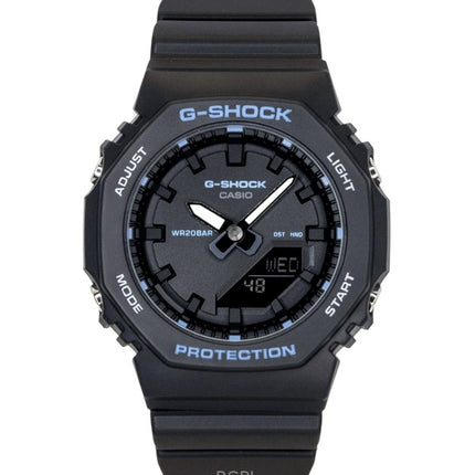 Casio G-Shock Analog-Digital Damenuhr mit biobasiertem Harzarmband, schwarzem Zifferblatt, Quarzwerk, GMA-P2100BA-1A, wasserdicht bis 200 m
