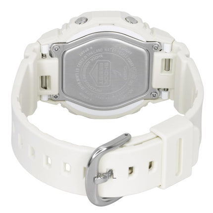 Casio G-Shock Analog-Digital Damenuhr mit biobasiertem Harzarmband, elfenbeinfarbenem Zifferblatt, Quarzwerk, GMA-P2100BA-7A, wasserdicht bis 200 m