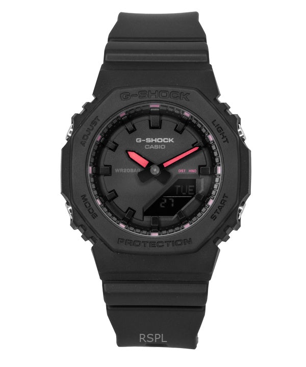 Casio G-Shock Analog-Digital-Quarzuhr aus biobasiertem Harz mit schwarzem Zifferblatt GMA-P2100SA-1A1 200M Damenuhr
