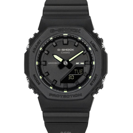 Casio G-Shock Analog-Digital-Quarzuhr aus biobasiertem Harz mit schwarzem Zifferblatt GMA-P2100SA-1A2 200M Damenuhr