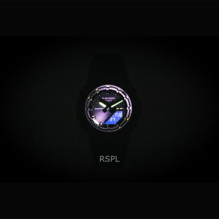 Casio G-Shock Analog-Digital-Quarzuhr aus biobasiertem Harz mit schwarzem Zifferblatt GMA-P2100SA-1A2 200M Damenuhr