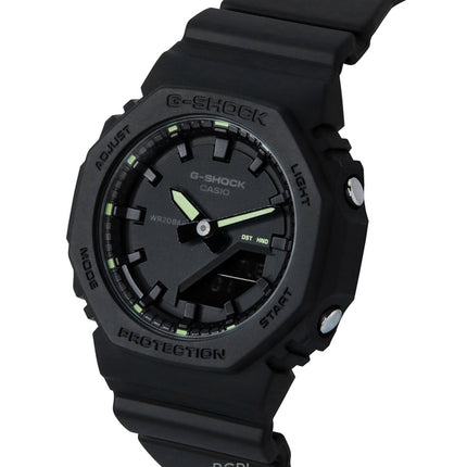 Casio G-Shock Analog-Digital-Quarzuhr aus biobasiertem Harz mit schwarzem Zifferblatt GMA-P2100SA-1A2 200M Damenuhr
