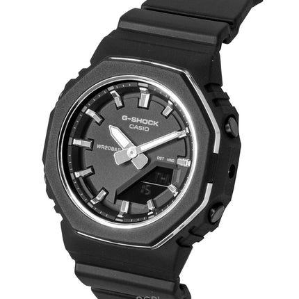 Casio G-Shock Analog-Digital Damenuhr mit biobasiertem Harzarmband, schwarzem Zifferblatt, Quarzwerk, GMA-P2110-1A, wasserdicht bis 200 m