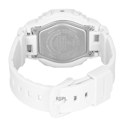 Casio G-Shock Analog-Digital Damenuhr mit biobasiertem Harzarmband, weißem Zifferblatt, Quarzwerk, GMA-P2110-7A, wasserdicht bis 200 m